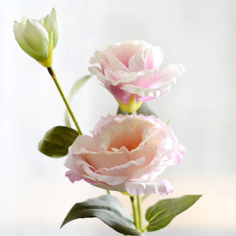 Trident Eustoma Flowers, Home Decorations, Artificial Flowers