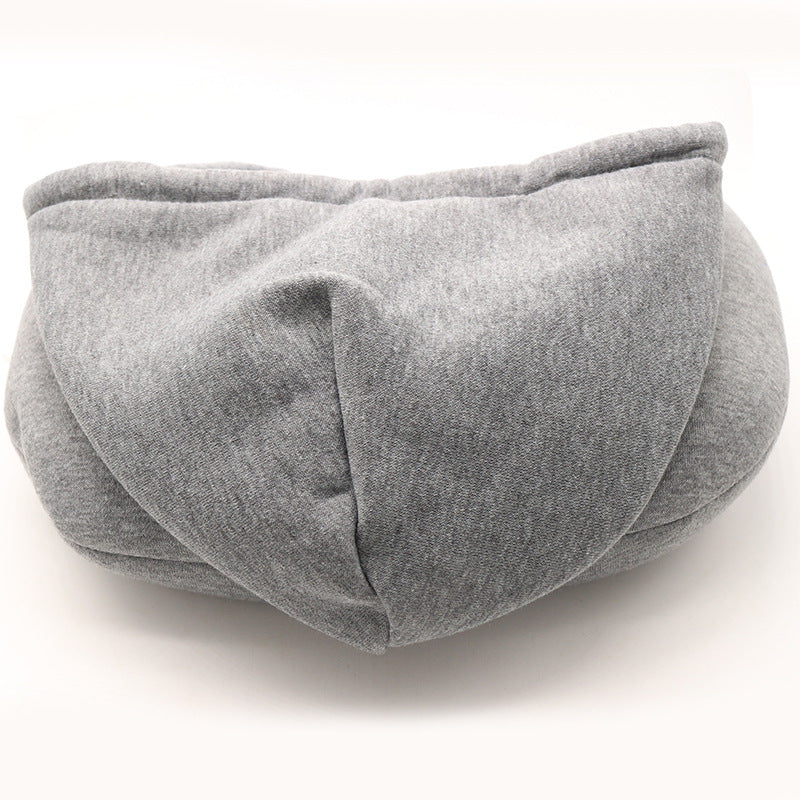 Travel Hooded U-Shaped Pillow Cushion